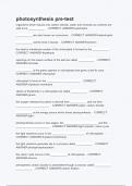 photosynthesis pre-test (1)