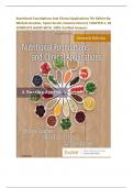 Nutritional Foundations And Clinical Applications 7th Edition By  Michele Grodner, Sylvia Escott, Suzanne Dorner| CHAPTER 1- 20 COMPLETE GUIDE WITH  100% Verified Answers