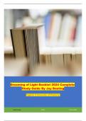 Dreaming of Light Booklet 2024 Complete  Study Guide By Jay Bauling   English (University of Pretoria)