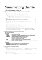 Alle leerstof voor chemie voor ingangsexamen (tand)arts! - Samenvatting