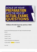 Midterm NU 665 Exam Qs and Ans/ 2024-2025.