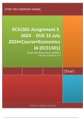 Unlock your path to success with the meticulously crafted solution for . ECS1501 Assignment 5 This comprehensive guide not only provides accurate answers to the questions but also presents well-structured explanations that showcase your understanding. Let