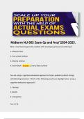 Midterm NU 665 Exam Qs and Ans/ 2024-2025.