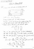  Advanced Classical Physics 2021 Mock Exam - Full Solution