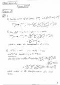 General Relativity 2018 Exam - Full Solution