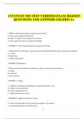 CFI STUDY FIO TEST VERIFIED EXAM 2024/2025   QUESTIONS AND ANSWERS GRADED A+