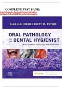 COMPLETE TEST BANK: Oral Pathology for the Dental Hygienist 8th Edition by Olga A. C. Ibsen RDH MS (Author) latest update.