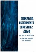 COM2604 Assignment 1 Semester 2 2024 | Due 21 August 2024