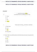 HESI A2 V2 GRAMMAR, VOCAB, READING, & MATH 2024