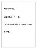 AHIMA CHDA - Domain 4 - 6 Comprehensive Exam Guide 2024.