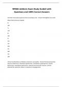 NR566 midterm Exam Study Guide2 with Questions and 100% Correct Answers