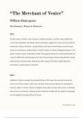 Shakespeare's "The Merchant of Venice" Plot Summary, Themes & Characters