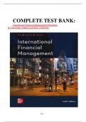 COMPLETE TEST BANK: 	International Financial Management 9th Edition by Cheol Eun (Author),LATEST  UPDATE. 