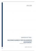 samenvatting Inleiding klinisch psychologisch assessment - Stijn vanheule