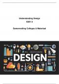 Understanding Design (IOB1-3) - Samenvatting colleges en materiaal