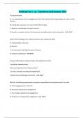 Auditing Test 1 - pt. 2 Questions And Answers 2024