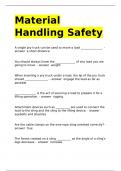 Material Handling Safety.