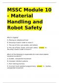 MSSC Module 10 - Material Handling and Robot Safety.