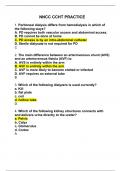 NNCC CCHT/Certified Clinical Hemodialysis Technician Practice Test (100% Verified and Correct Q&A)