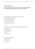 AMCA PHLEBOTOMY 2  ACTUAL EXAM COMPLETE QUESTIONS WITH VERIFIED ANSWERS CURRENTLY  TESTING VERSIONS AND SOLUTIONS GRADED A+ NEWEST EXAM!! 