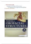 TEST BANK FOR Anatomy of Orofacial Structures: A Comprehensive Approach( 8th Edition,2024) by Richard W Brand, Donald E ISSelhad||WITH DETAILED ANSWERS||NEW UPDATE