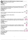 AMINO ACIDS, AMINOACIDS MCAT|QUESTIONS WITH VERIFIED ANSWERS ALREADY GRADED A+