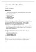 Test Item File- Practice Test Bank - Nolte_s The Human Brain,Vanderah,7e