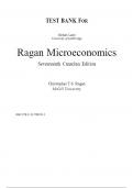 Test Bank For Microeconomics, 17th Edition by Christopher T.S. Ragan Chapter 1-20