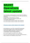 NREMT Operations latest update.