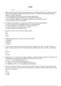 Test Item File- Practice Test Bank - Physics of Everyday Phenomena Griffith,8e