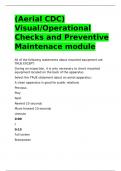 (Aerial CDC) Visual/Operational Checks and Preventive Maintenace module