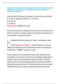 NRCME DOT EXAM 2024 -2025 NEWEST!!!ACTUAL COMPLETE EXAM  QUESTIONS AND CORRECT ANSWERS (VERIFIED ANSWERS )  ALREADY GRADED A+.