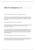 BHS 175 - Module 9 (C. 11) Exam Questions and Answers