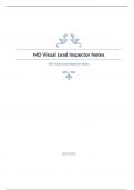 MD Visual Lead Inspector Notes ready passed 100% to study