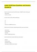 Inside LVMH Exam Questions and Answers (Graded A)