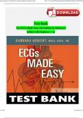 TEST BANK For ECGs Made Easy, 7th Edition by Barbara J Aehlert, All Chapters 1 - 10, Complete Newest Edition 2024 ISBN: 9780323832878 PDF DOWNLOAD INSTANT