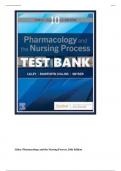 Test Bank for Pharmacology and the Nursing Process 9th Edition Authors: Linda Lilley, Shelly Collins, Julie Snyder | Complete Guide A+