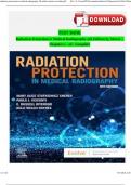 Test Bank For Radiation Protection in Medical Radiography 9th Edition By Mary Alice Statkiewicz Sherer; Paula J. Visconti; E. Russell Ritenour; Kelli Haynes  / 9780323825030 / Chapter 1-16 Complete Questions and Answers A+ ISBN:9780323825030 VERSION 2024