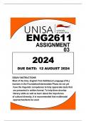 ENG2611 ASSIGNMENT 03.... DUE DATE 12 AUGUST 2024