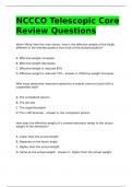 NCCCO Telescopic Core Review Questions.