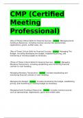 CMP (Certified Meeting Professional).