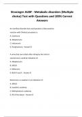 Strasinger AUBF -EXAM BUNDLE with Questions and 100% Correct Answers