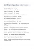 bio 669 quiz 1 questions and answers