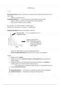 Extensive Summary for SR (Statistical Reasoning: Theory and Application) exam