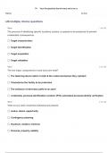 Physical Security Professional (PSP Study material for the ASIS PSP certification test. Questions taken directly from designated reference material) Graded A+