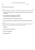 SCM 300 DAVILA ASU FINAL EXAM QUESTIONS & ANSWERS SCORED A+