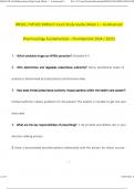 NR565 / NR 565 Midterm Exam Study Guide (Notes Week 1 – 4) (Latest 2024 / 2025): Advanced Pharmacology Fundamentals - Chamberlain