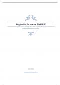 Engine Performance SOS a questions and answers certified 2024 