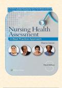 Full Test Bank For Nursing Health Assessment A Best Practice Approach 3rd Edition By Sharon Jensen | 2024/2015| 9781496349170| Chapter 1-30 | Complete Questions And Answers 