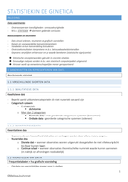 Statistiek in de genetica - BMW1/2016-2017